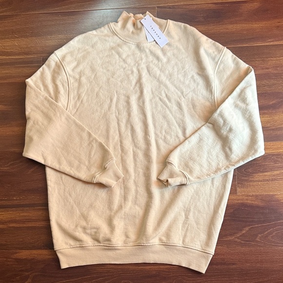 🍁END of YEAR SALE🍁Topshop Turtleneck Oversized Sweater Size 4 - Picture 1 of 8